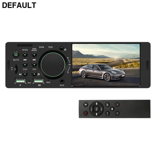 Player Bluetooth hands-free reversing image card U disk Black Car Audio Receiver Motor Vehicle A/V Players & In-Dash
