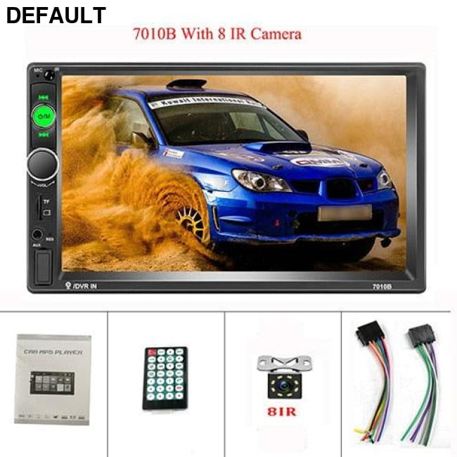 Podofo 2 din Car Radio 7’’ Autoradio Multimedia MP5 China 1 / With 8 IR Camera Audio Receiver Electronics