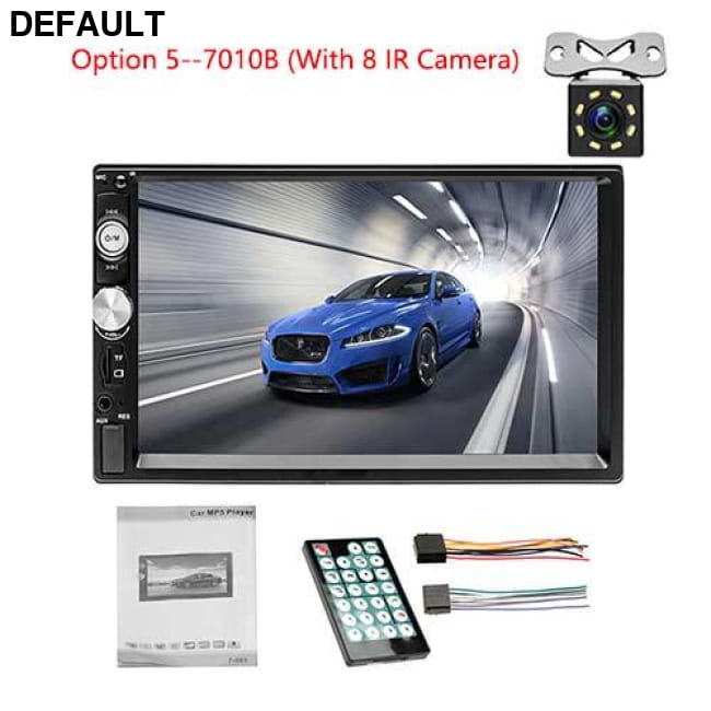 Podofo Autoradio 2 din Car Radio Multimedia Video Player China / Option 5--7010B Audio Receiver