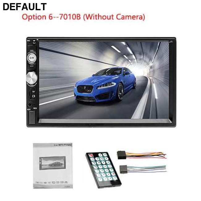 Podofo Autoradio 2 din Car Radio Multimedia Video Player China / Option 6--7010B Audio Receiver