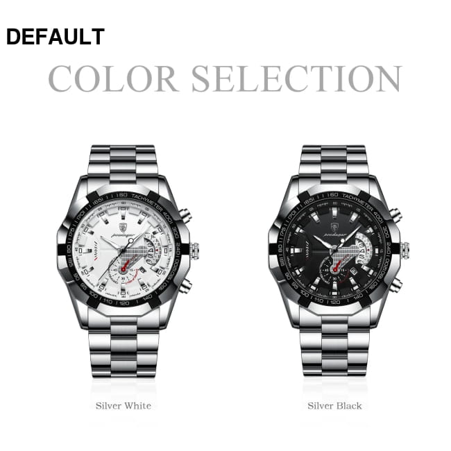 POEDAGAR Business Military Men Clock Waterproof Luminous Quartz Watches Best Selling Products