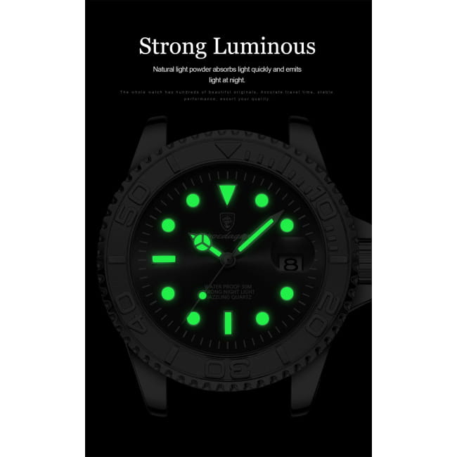 POEDAGAR Luxury Business Men Watch Waterproof Luminous Date Quartz Watches Best Selling Products