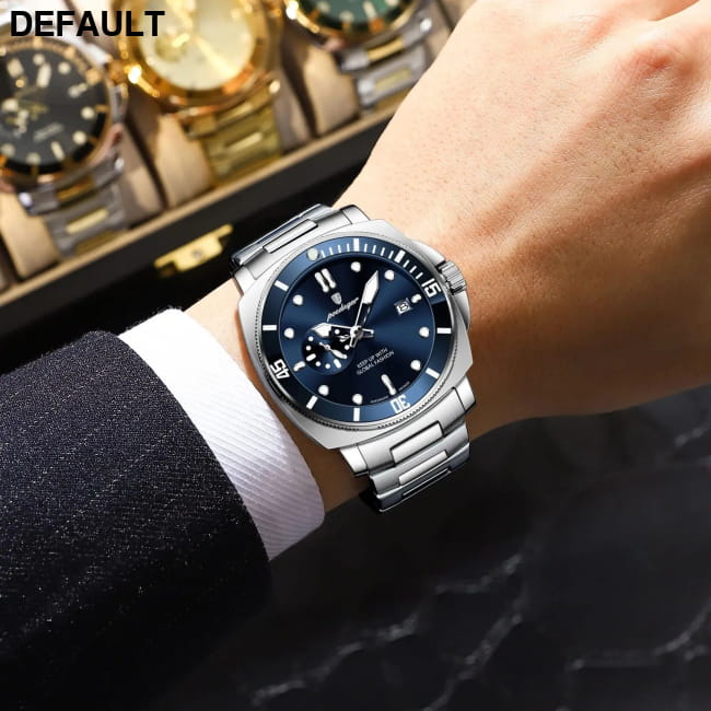Poedagar Luxury Sports Man Wristwatch Luminous Waterproof Date Watch Men Quartz Watches Best Selling Products