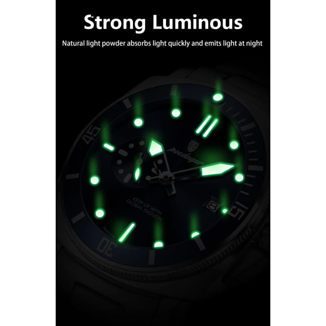 Poedagar Luxury Sports Man Wristwatch Luminous Waterproof Date Watch Men Quartz Watches Best Selling Products