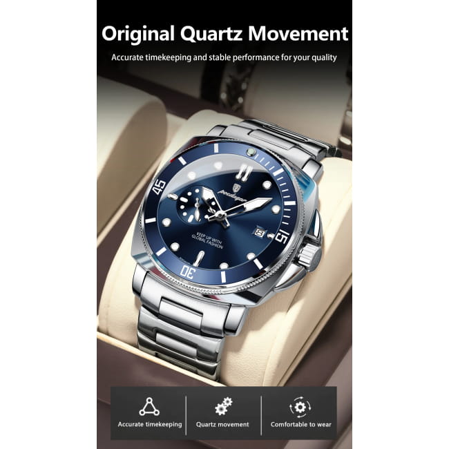 Poedagar Luxury Sports Man Wristwatch Luminous Waterproof Date Watch Men Quartz Watches Best Selling Products