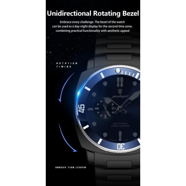 Poedagar Luxury Sports Man Wristwatch Luminous Waterproof Date Watch Men Quartz Watches Best Selling Products