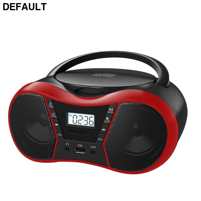 Portable CD Player Bluetooth Black / US Players Electronics