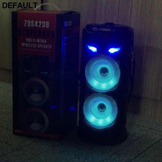 Portable Colorful Dual Horn Cannon With High Power Black / Wheat Audio Speakers Electronics