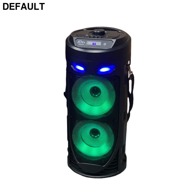 Portable Colorful Dual Horn Cannon With High Power Black / Wheat Audio Speakers Electronics