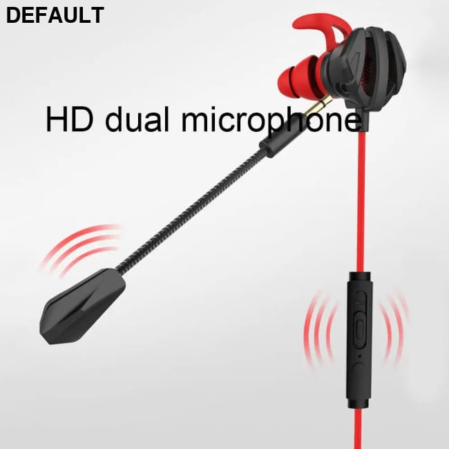 Portable Dynamic Noise Reduction In-Ear Wired Call Earphones Gaming Computer Earpiece With Dual Mic Earbuds Best