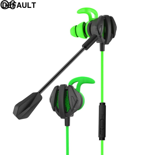 Portable Dynamic Noise Reduction In-Ear Wired Call G6 Green Earbuds Best Selling Products Gaming Headsets