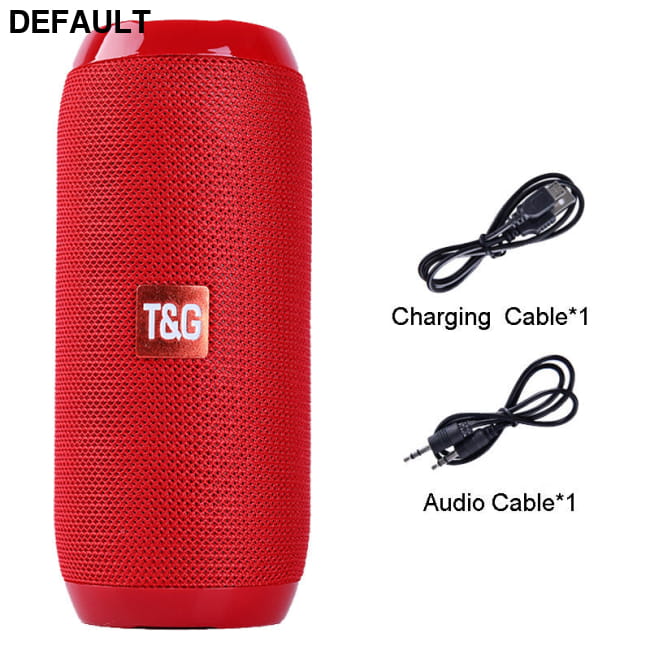 Portable multifunctional bluetooth speaker Red Mini Speakers