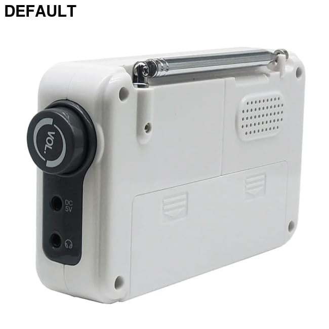 Portable Radio AM FM Audio Receiver Stable Signal WHITE / CHINA Radios AM/FM