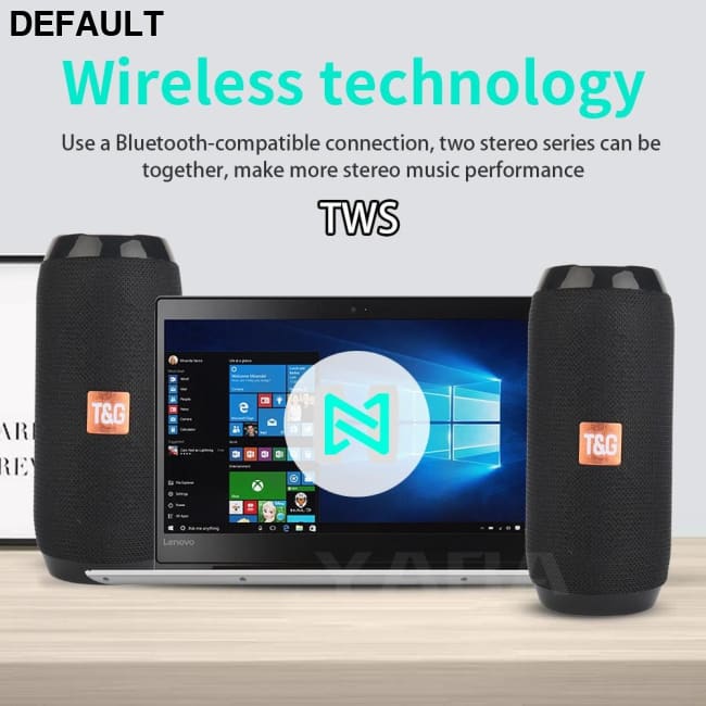 Portable Speaker Wireless Bluetooth-compatible Subwoofer Outdoor Waterproof Loudspeaker Stereo Surround Support FM