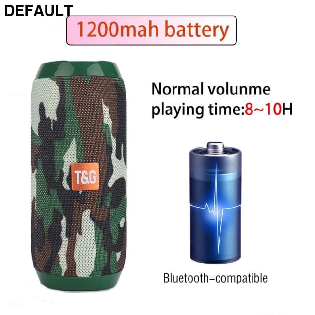 Portable Speaker Wireless Bluetooth-compatible Subwoofer Outdoor Waterproof Loudspeaker Stereo Surround Support FM