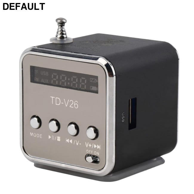 Portable USB Mini Stereo Speaker Wireless Music Player Black Bluetooth Speakers