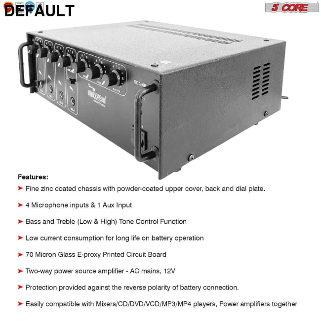 Products Amplifier Home Audio Receiver Amp Stereo 60W DLX Electronics