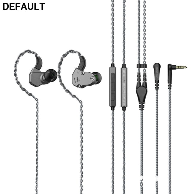 Professional wired headset Grey Earbuds Headsets