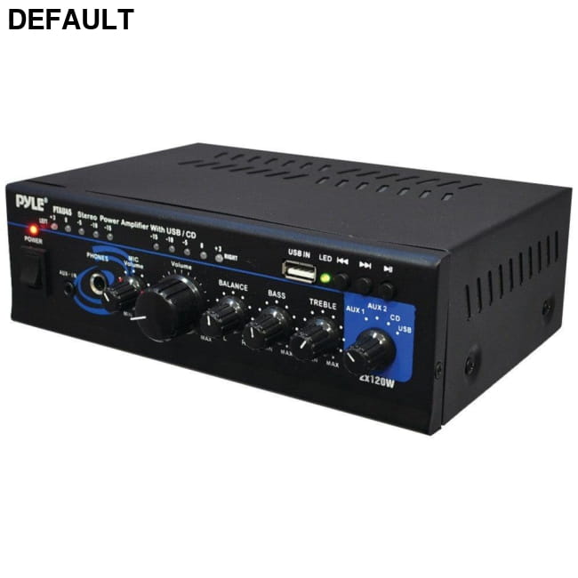 Pyle Home PTAU45 120-Watt x 2 Stereo Power Amp with USB PYLPTAU45 Audio Receiver Amplifiers