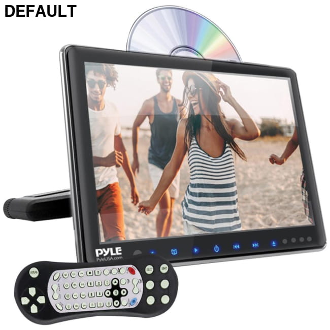 Pyle(R) PLHRDVD904 9.4’’ LCD Universal Headrest Monitor with DVD/CD Player & IR FM Transmitters Car Ceiling Monitors