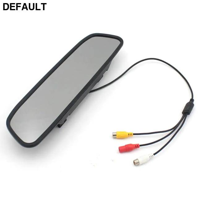 Rearview Mirror Camera Dvr 4.3-inch Rear View + Black Car Cameras + Backup