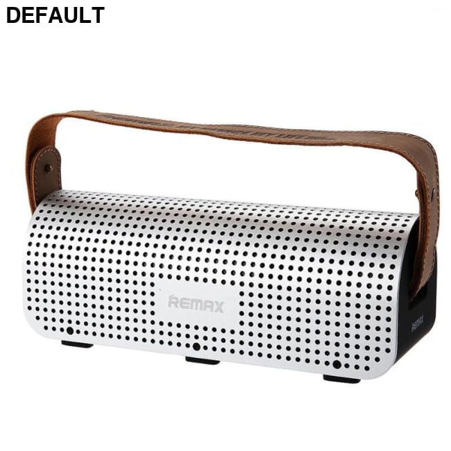 Remax H1 NFC Portble Bluetooth Speakers With Leather Straps WHITE Mini Portable