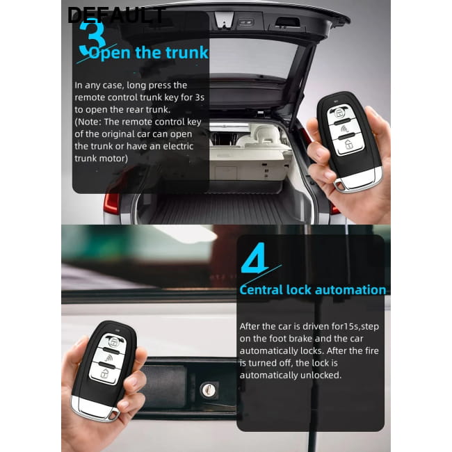 Remote Starter and Car Alarm Smart App Start Stop Electronics