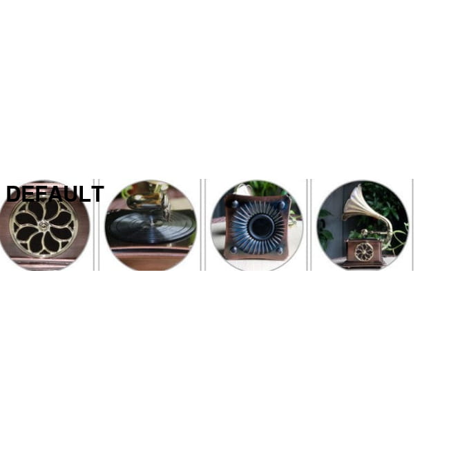 Retro Phonograph Bluetooth Speaker Creative Gift Home Audio Bronze Receiver Turntables & Record Players