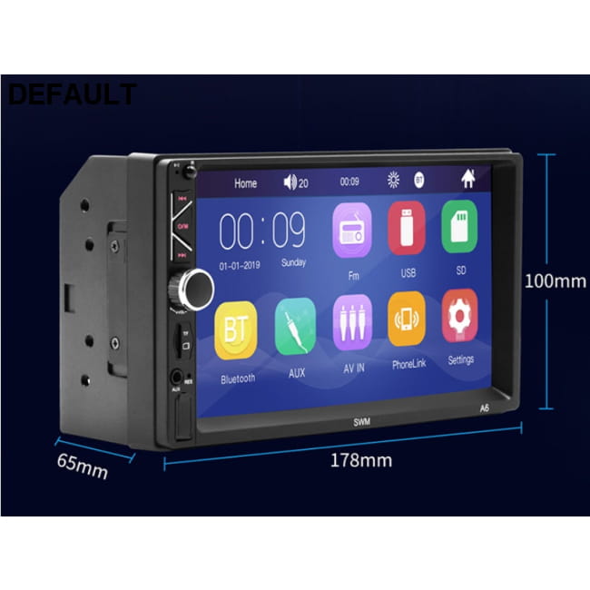 Reversing image touch HD car player Black Audio Receiver Motor Vehicle A/V Players & In-Dash Systems