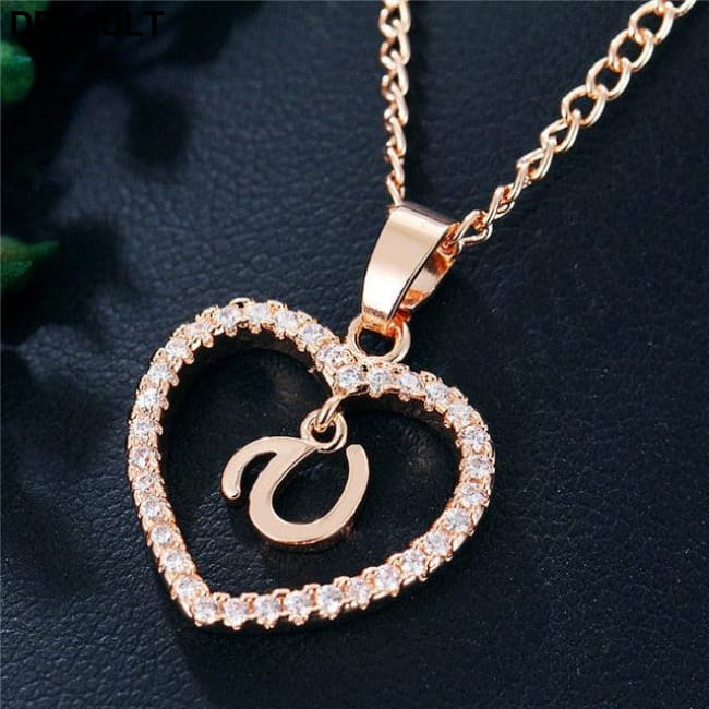 Romantic Love Pendant Necklace For Girls 2019 Women U Sterling Silver Necklaces