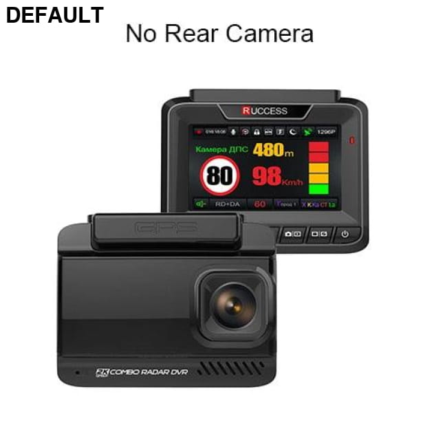 Ruccess 3 in 1 Car Radar Detector DVR Built-in GPS Speed China / No Rear Camera B Detectors