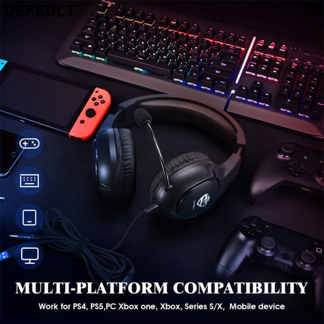 S20 Head mounted Gaming Earphones Wired RGB Luminous black Headphones Best Selling Products Headsets
