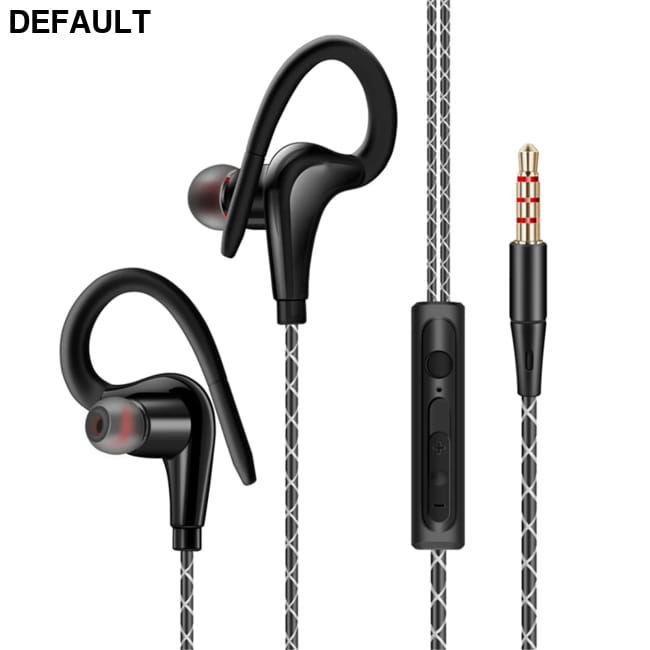 S760 Wired In-ear Waterproof Earphones Ear Hook Earbuds Green Headsets