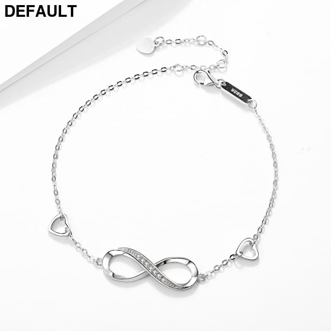 S925 Sterling Silver 8 Character Bracelet Fashion Jewelry 925 Bracelets