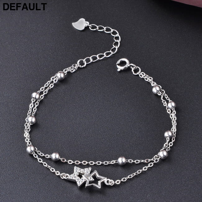 S925 Sterling Silver Bracelet Female Five-Pointed Star Bracelets Best Selling Products