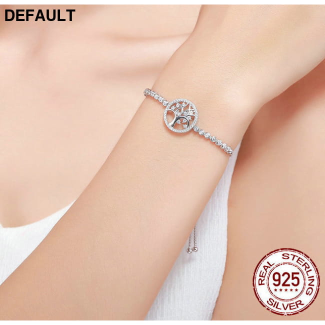 S925 sterling silver bracelet shining tree of life 925 Bracelets