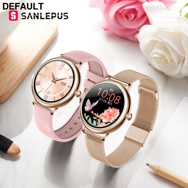 SANLEPUS Stainless Steel Smart Watch for Sterling Silver Rings Watches