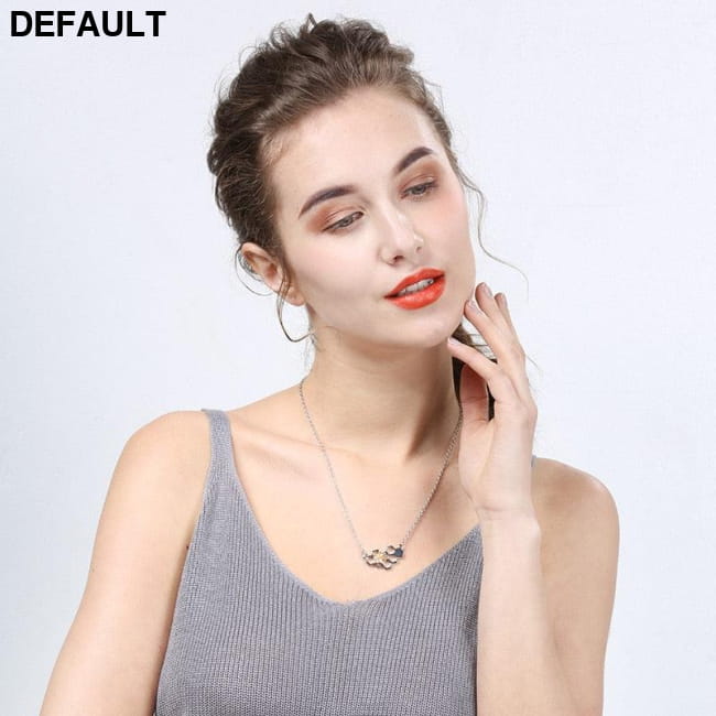 Silver Necklaces for Women Girl Heart Honeycomb Bee Animal Sterling