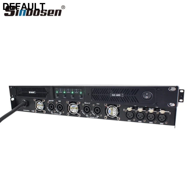 Sinbosen Class D 4 Channel Amplifier K4-600 Professional Home Audio Receiver Power Amplifiers