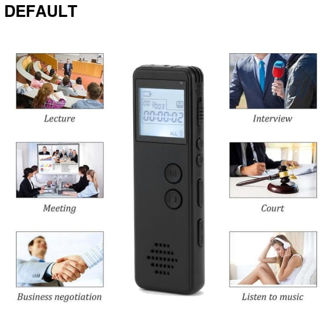 SK-299 Large-Capacity Memory MP3 Voice Recorder Player / Black Digital Recorders