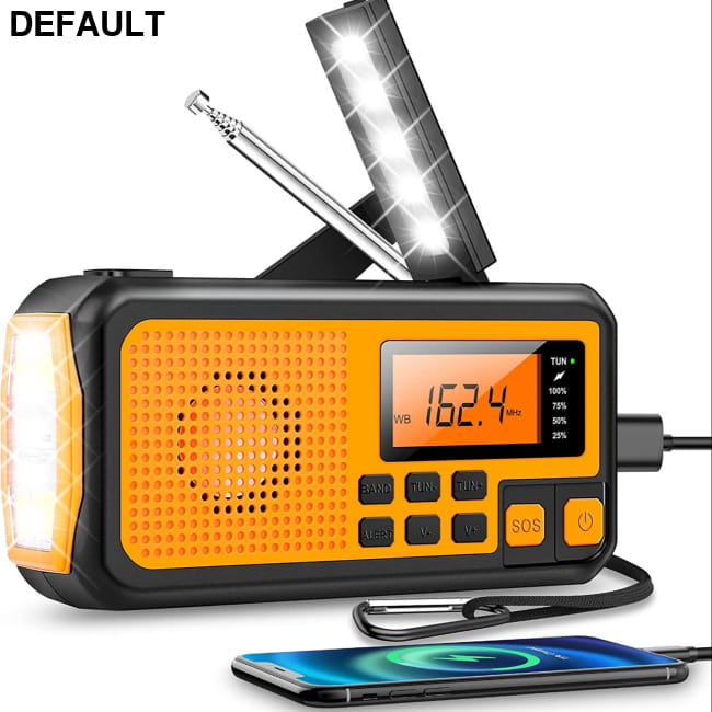 Solar Hand-powered Emergency Multifunctional Radio Portable Radios