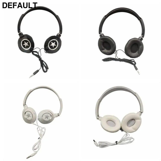 Sound Wired Headphones Over Ear Headset Bass HiFi Headsets
