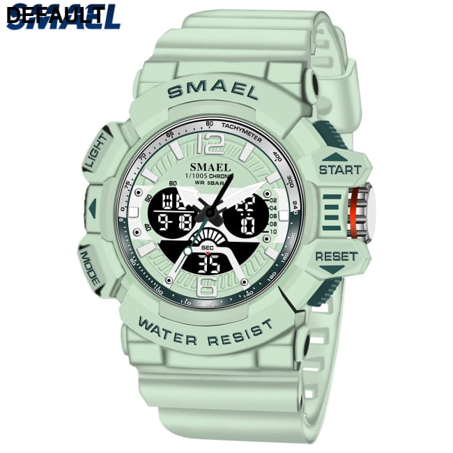 Sport Watch Men SMAEL 50M Waterproof Wristwatches Dual Time Watches