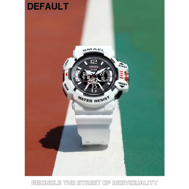 Sport Watch Men SMAEL 50M Waterproof Wristwatches Dual Time Watches