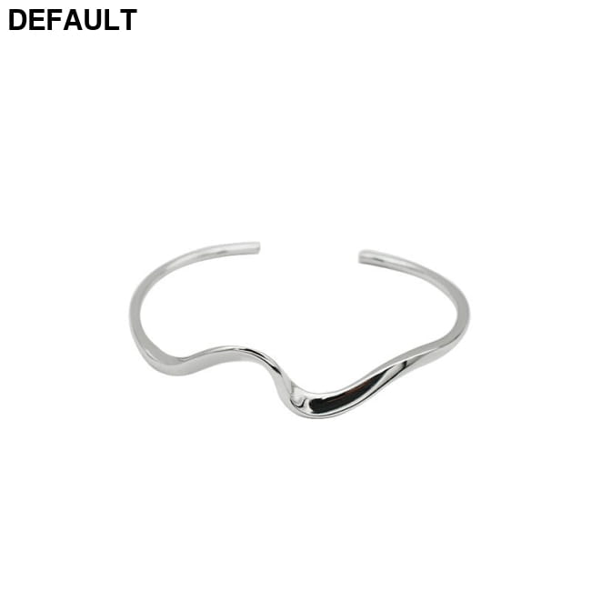 Sterling silver bracelet minimalist wave Mobius Wristband / S925 Bracelets Best Selling Products