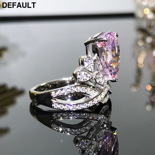 Sterling Silver Ins Vintage Royal Princess Water Drop Ring Rings Best Selling Products