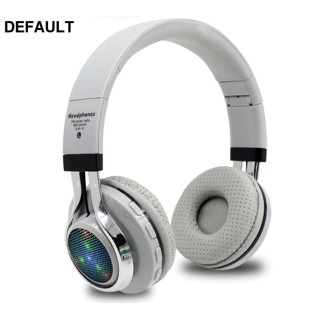 STN-18 Glowing Wireless Bluetooth Headphone Portable Grey Headphones Headsets
