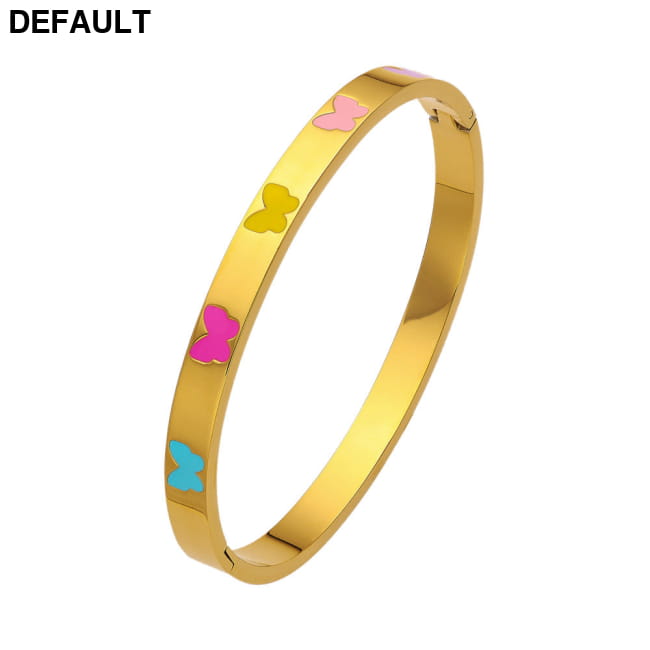 Stylish Versatile Stainless Steel Bracelet With A Premium B278 Gold Color Sterling Silver Bracelets