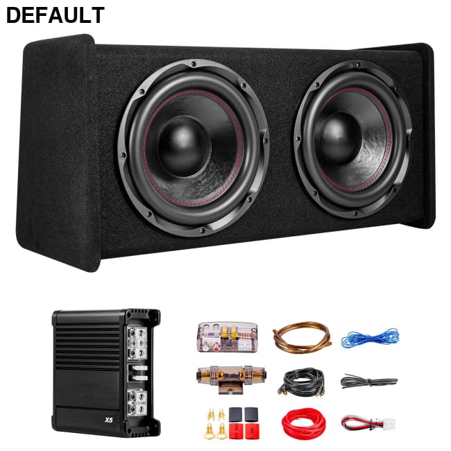Subwoofer Bass Package 12 in 490W RMS Dual Car Audio Subwoofers & Enclosures