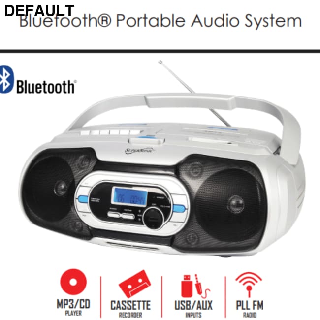 Supersonic Bluetooth Portable Audio System Systems Best Selling Products Boomboxes